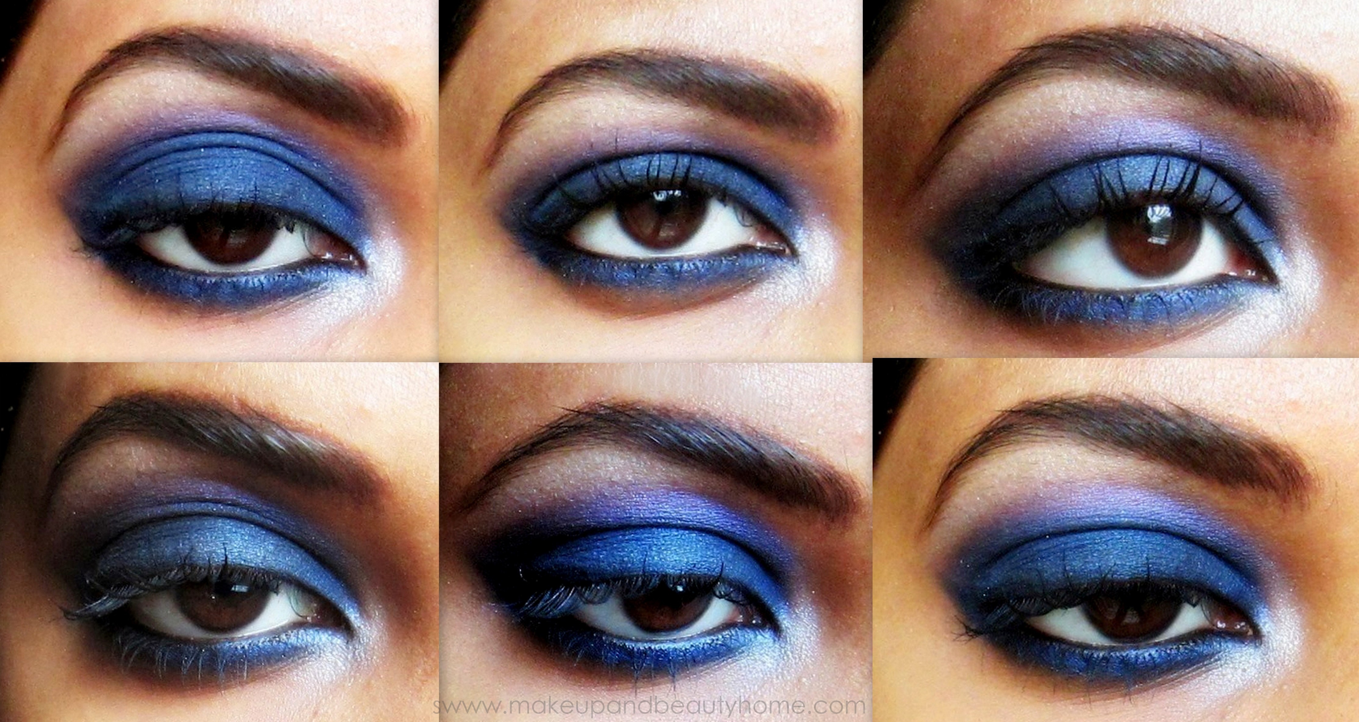 how to apply eyeshadow for blue eyes smokey eyes