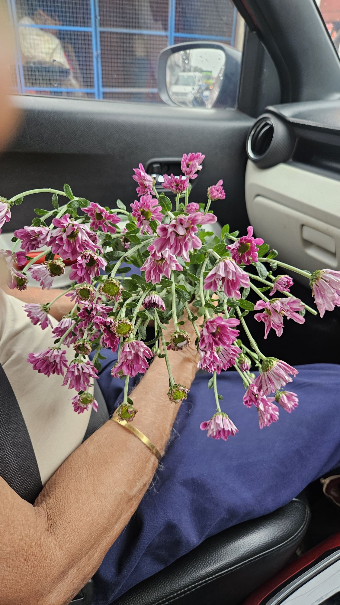 flowers on the way home..